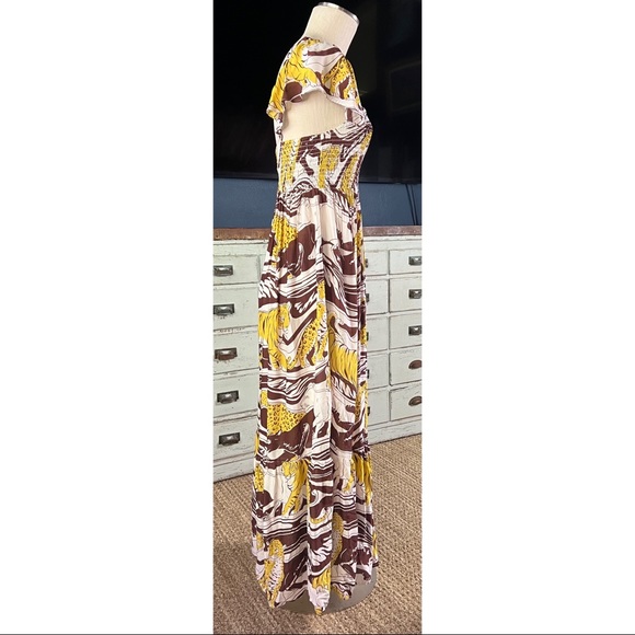 Anthropologie Whimsical Panther Maxi Dress M - Picture 8 of 16